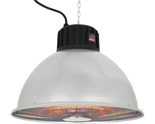 Stropní topidlo s řetízkovým závěsem a spínačem