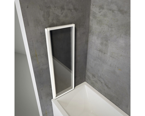 Vanová zástěna ze skla a rámu na vaně