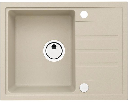 Granitový dřez s odkapávací plochou a odtokovou soupravou