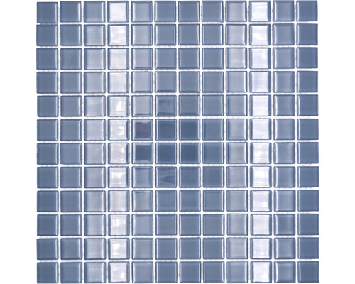 Skleněná mozaika CM4SE20 Crystal uni šedá 30x30 cm