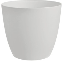 Obal na květináč plastový ELLA Ø 18 cm matný bílý