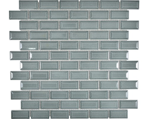 Keramická mozaika CBP 106 30x30 cm Uni petrolejová Mozaiková rohož s obdélníkovými keramickými dlaždicemi