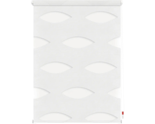 Roleta se vzorem průhledných elips