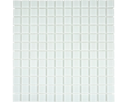 Skleněná mozaika CM4SE40 Crystal uni bílá 30x30 cm-0