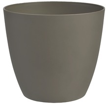 Obal na květináč plastový ELLA Ø 25 cm matný taupe