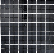 Skleněná mozaika CM4SE50 Crystal uni černá 30x30 cm-thumb-0
