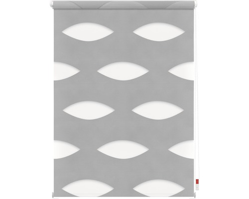 Šedá dvojitá roleta se vzorem