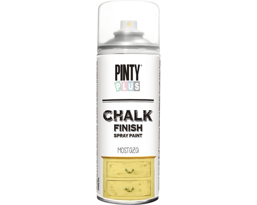 Sprej CHALK CK801 Yellow mustard hořčicově žlutá 400 ml Sprej PINTY PLUS Chalk Finish