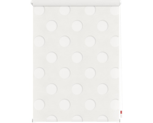 Roleta s puntíkovaným vzorem pro okno