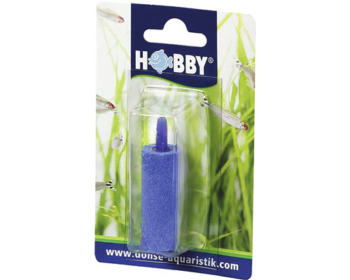 Vzduchovací kamínek Hobby oválný modrý 25x15 mm Akvarijní vzduchovací kámen v blistrovém balení