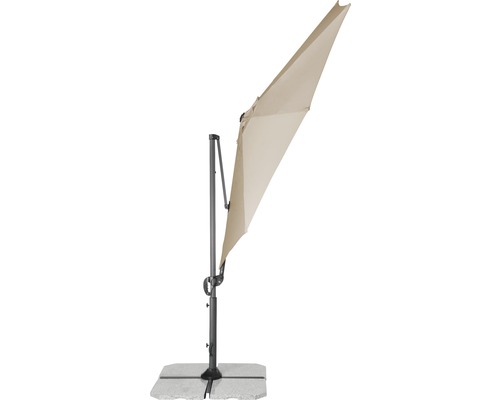 Závěsný slunečník s podstavcem pro venkovní použití