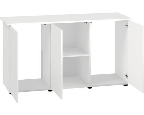 Bílá spodní skříňka se třemi dvířky