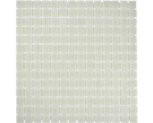 Skleněná mozaika GMA26 uni světle šedá 30,5x30,5 cm Mozaiková rohož s malými čtvercovými skleněnými dlaždicemi