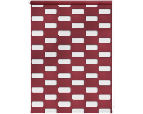 Červená vzorovaná roleta