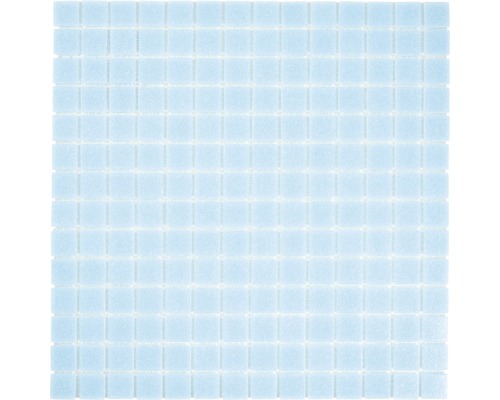 Skleněná mozaika GMA33 uni světle modrá 30,5x30,5 cm