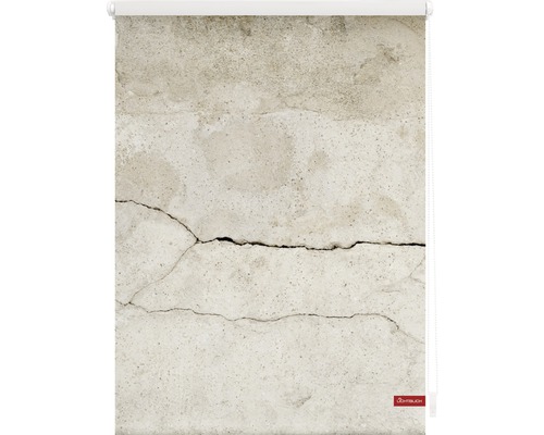 Roleta s motivem betonové stěny pro okno