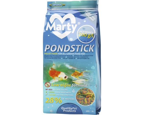 Krmivo pro jezírkové ryby MARTY Pondstick 1 kg