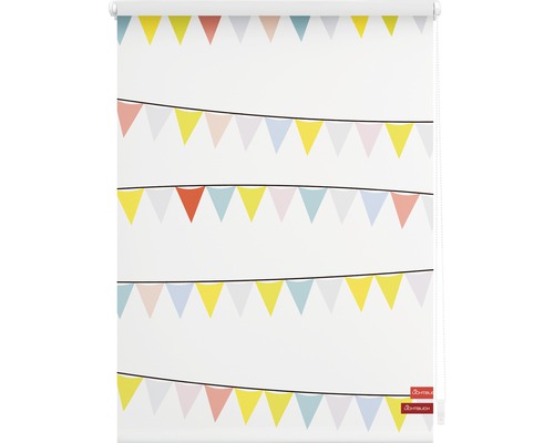 Roleta se vzorem girlandy