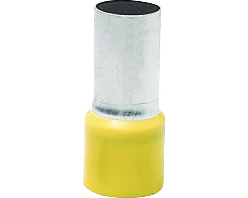 Lisovací dutinka izolační 1 mm2; délka 8 mm, 20ks žlutá