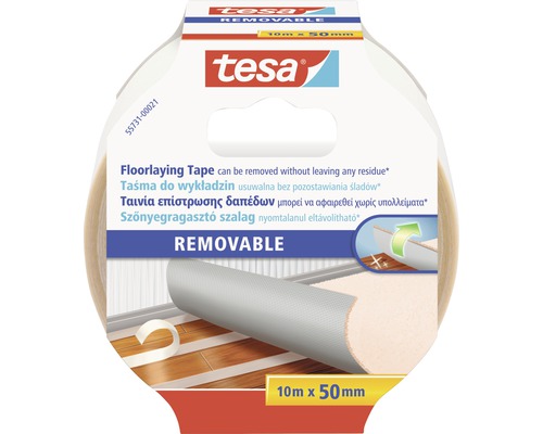 Lepicí páska na podlahy Tesa, odstranitelná, 10 metrů krát 50 milimetrů