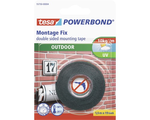 Tesa Powerbond Montage Fix oboustranná montážní páska pro venkovní použití
