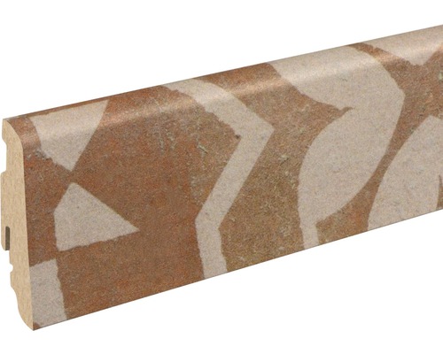 Soklová lišta Skandor dlažba Terracotta FU60L 19x58x2400 mm Podlahová lišta se vzorem