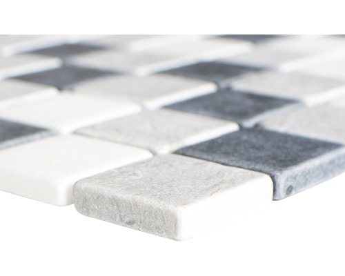 Mozaiková dlaždice z přírodního kamene se čtvercovými kameny