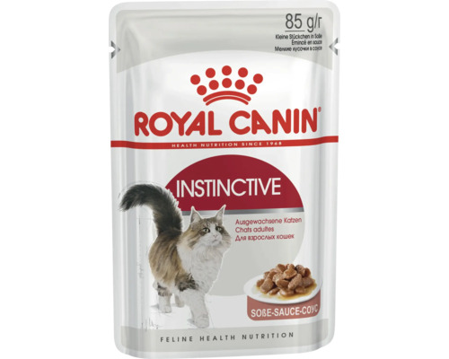 Kapsička pro kočky ROYAL CANIN FHN Instinctive 85 g Royal Canin krmivo pro dospělé kočky, Instinctive v omáčce, 85 gramů