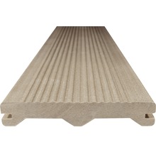 Terasové prkno WPC TERAFEST Groove 23 x 137 x 3000 mm světle hnědé