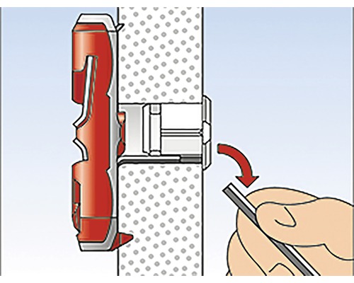 Ilustrace instalace hmoždinky do izolačního materiálu