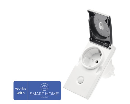 Venkovní zástrčka Popp Smart Outdoor Plug IP44 s funkcí zesilovače - kompatibilní se SMART HOME by hornbach