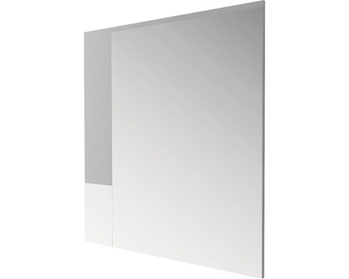 Zrcadlo do koupelny 100 x 103 cm k levé závěsné skřínce