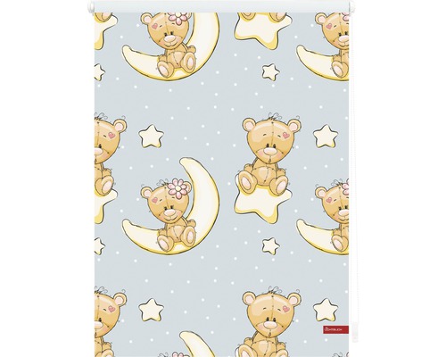 Roleta se vzorem medvěda, měsíce a hvězdy do dětského pokoje