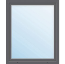 Plastové okno jednokřídlé ESG ARON Basic bílé/antracit 1100 x 1650 mm DIN levé-thumb-0