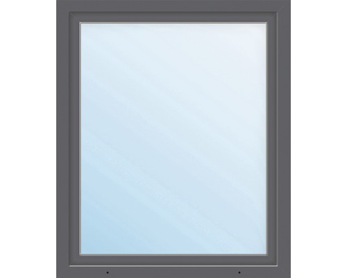 Plastové okno jednokřídlé ESG ARON Basic bílé/antracit 1000 x 1650 mm DIN pravé-0