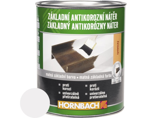 Základní antikorozní barva Hornbach 750 ml bílý