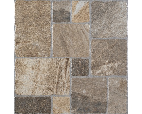 Podlahová dlaždice se vzhledem kamene