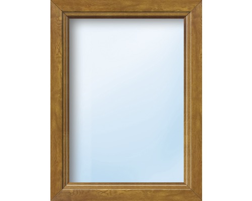 Plastové okno fixní zasklení ESG ARON Basic bílé/zlatý dub 700x1600 mm (neotevíratelné)-0