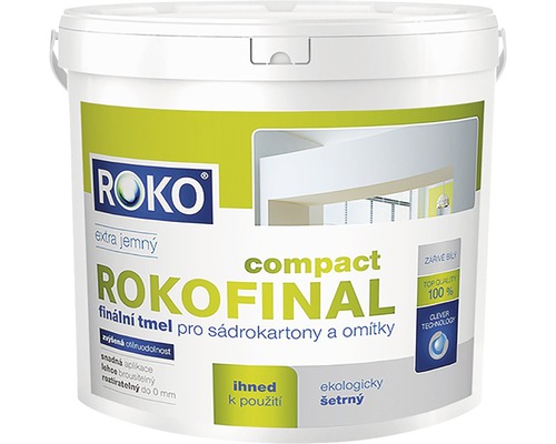 Finální tmel ROKOFINAL Compact na sádrokarton 15 kg Finální tmel ROKOFINAL Compact na sádrokarton 15 kg