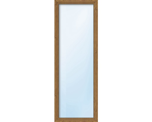 Plastové okno jednokřídlé ESG ARON Basic bílé/zlatý dub 700 x 1650 mm DIN levé