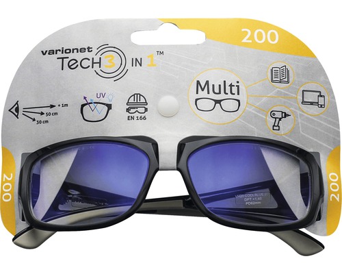 Čtecí brýle Varionet Tech 3 v 1 Multi 200 dioptrií