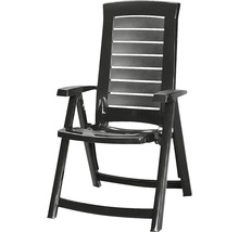 Plastová zahradní židle s područkami