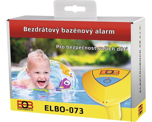 Balení bezdrátového bazénového alarmu