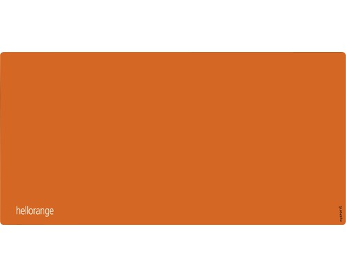 Koupelnová zádní stěna mySPOTTI aqua hellorange 90x45 cm Světle oranžová podložka
