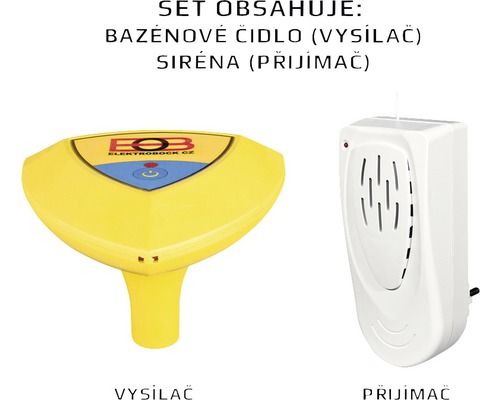 Sada bazénového senzoru a sirény