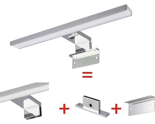 LED zrcadlové svítidlo s různými možnostmi montáže