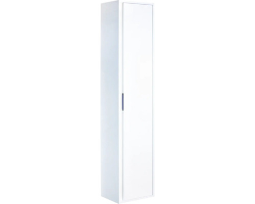Úzká vysoká skříňka s jedněmi dveřmi do koupelny