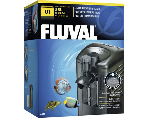 Vnitřní filtr do akvária Fluval U1, 200 l/h