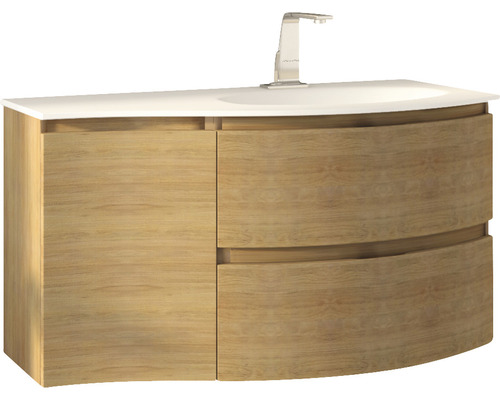 Skříňka pod umyvadlo s umyvadlem a baterií