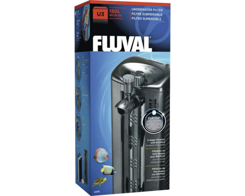 Vnitřní filtr do akvária Fluval U3 pro akvária 90 - 150 l, max 600 l/h vč. filtračních médií-0